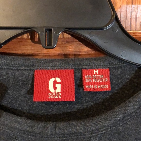 Vintage GUESS Black Sweat Shirt - Picture 4 of 5